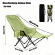 retractble chair with foot rest