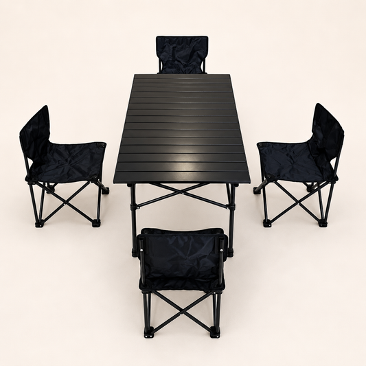 4 chairs and table set