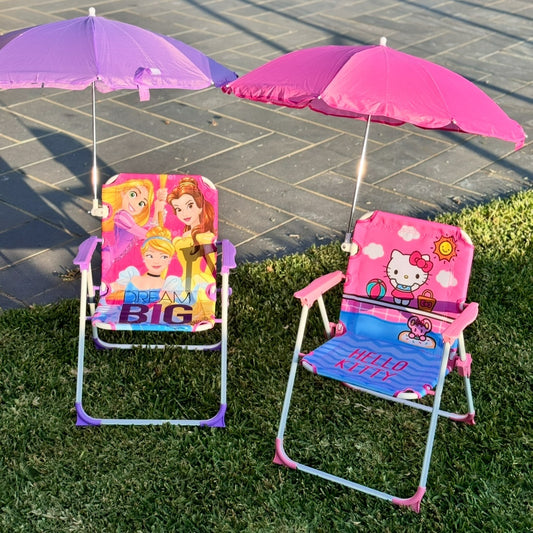 kids chair with umbrela